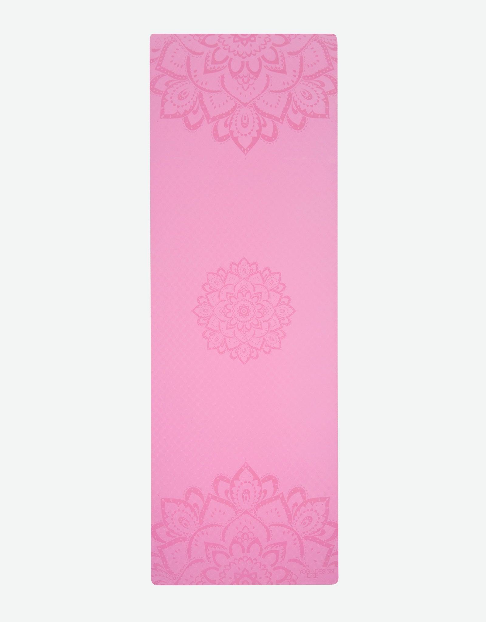 Flow Yoga Mat Pure Mandala Rose 6mm - Ideal Mat For Beginners for Yoga  Sessions