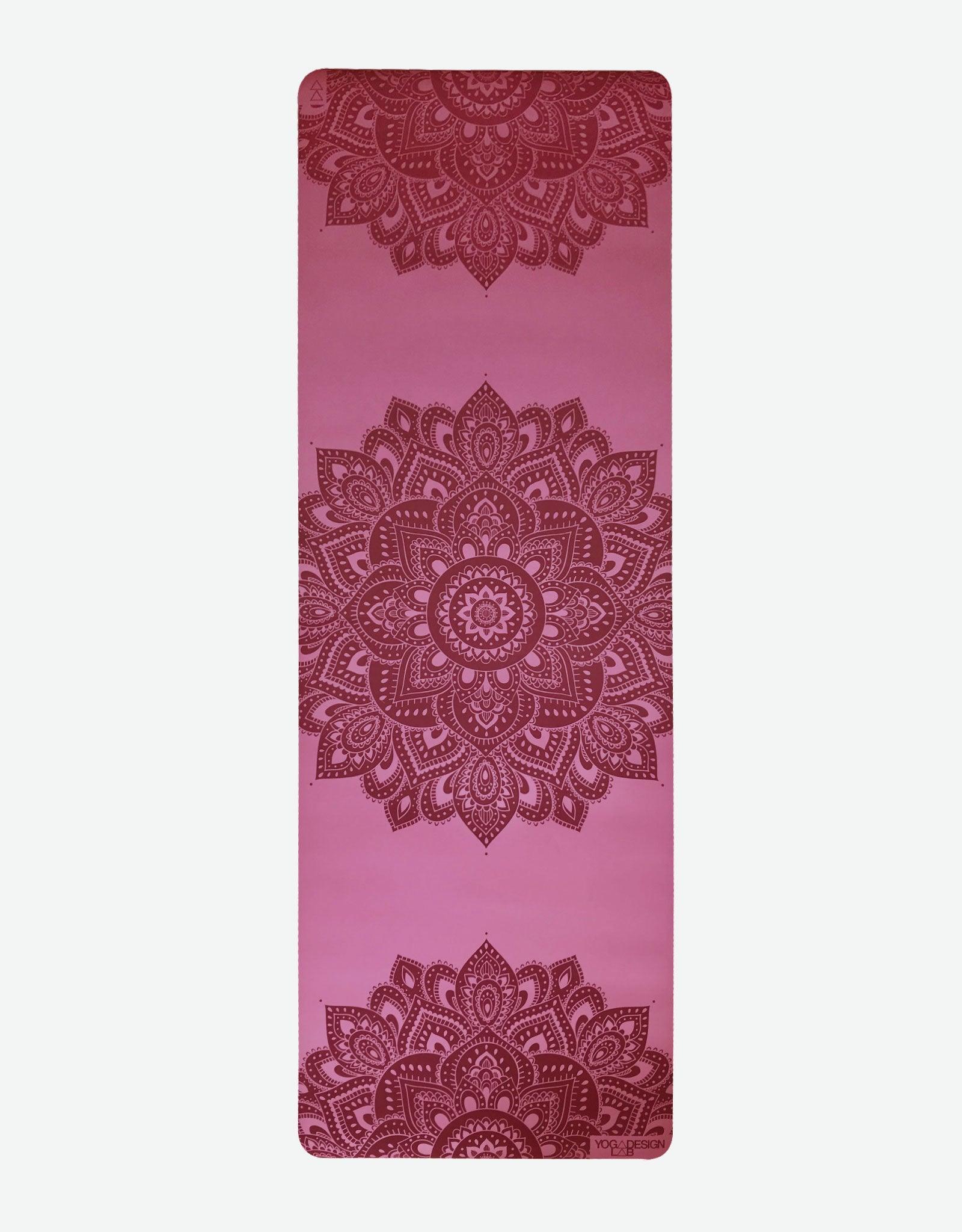 Infinity Yoga Mat - 5mm - Mandala Rose - The Best Yoga Mat provides great  support