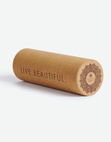 Yoga Cork Roller - Mandala Tonal - Best Muscle Recovery & Physical Therapy Tool