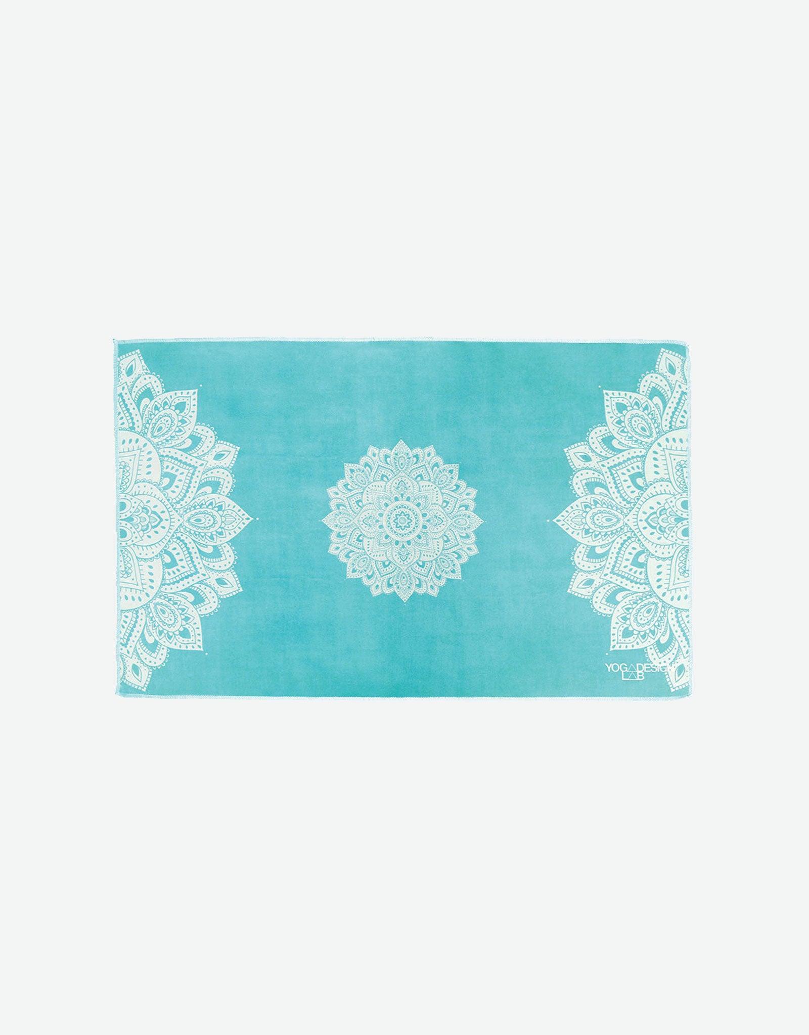 Yoga Design Lab Hand Towel in Mandala Turquoise