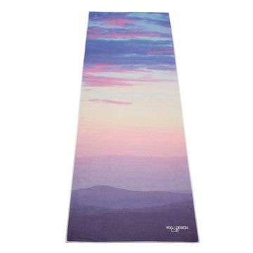 Yoga Mat Towel - Breathe - Ultra-Grippy, Moisture Absorbing & Quick-Dry