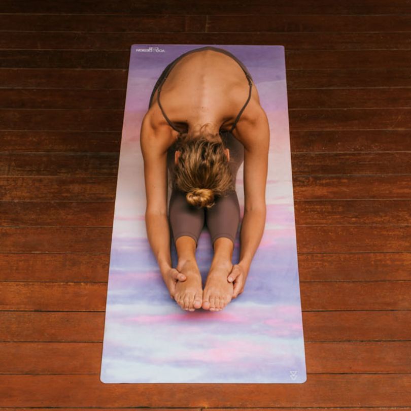 Combo Yoga Mat: 2-in-1 (Mat + Towel) - Aegean Green - Lightweight & Best  Hot Yoga Mat