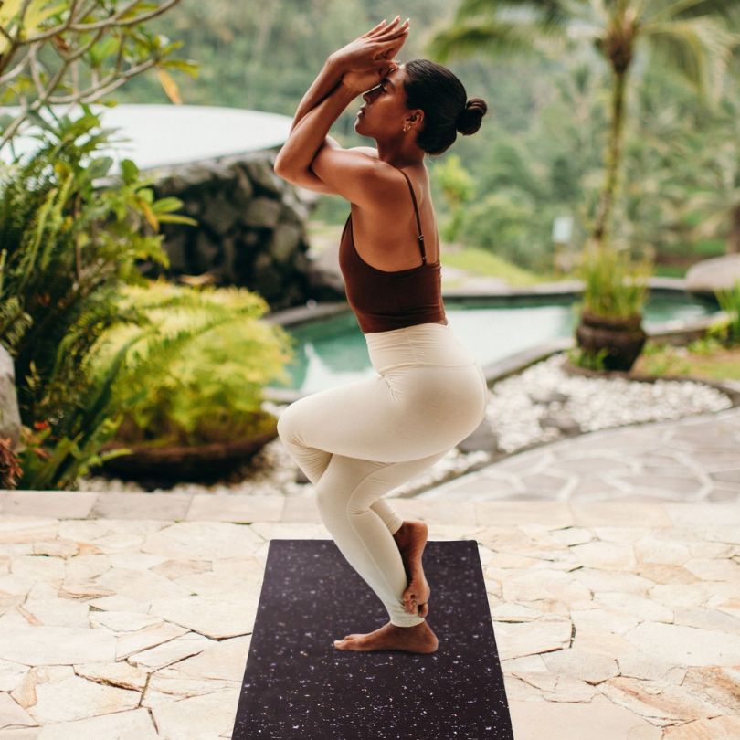 Combo Yoga Mat - Mandala Turquoise - Anti-Slip Yoga Mat for Yoga Sessions