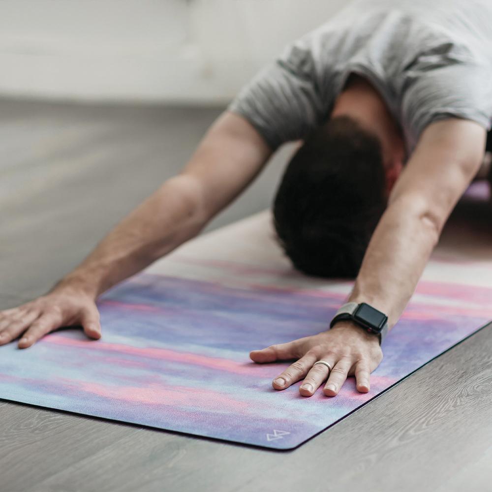 Best Hot Yoga Mat - Combo Yoga Mat - Breathe - For Hot Yoga Practices.