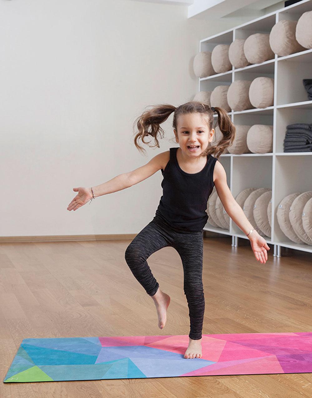 Best Yoga Combo Mats for Kids - Geo - Washable Yoga Mats specially