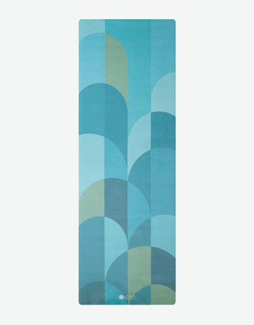 Yoga Design Lab - Combo Yoga Mat: 2-in-1 (Mat + Towel) - Rise - Lightweight & Ultra-Soft
