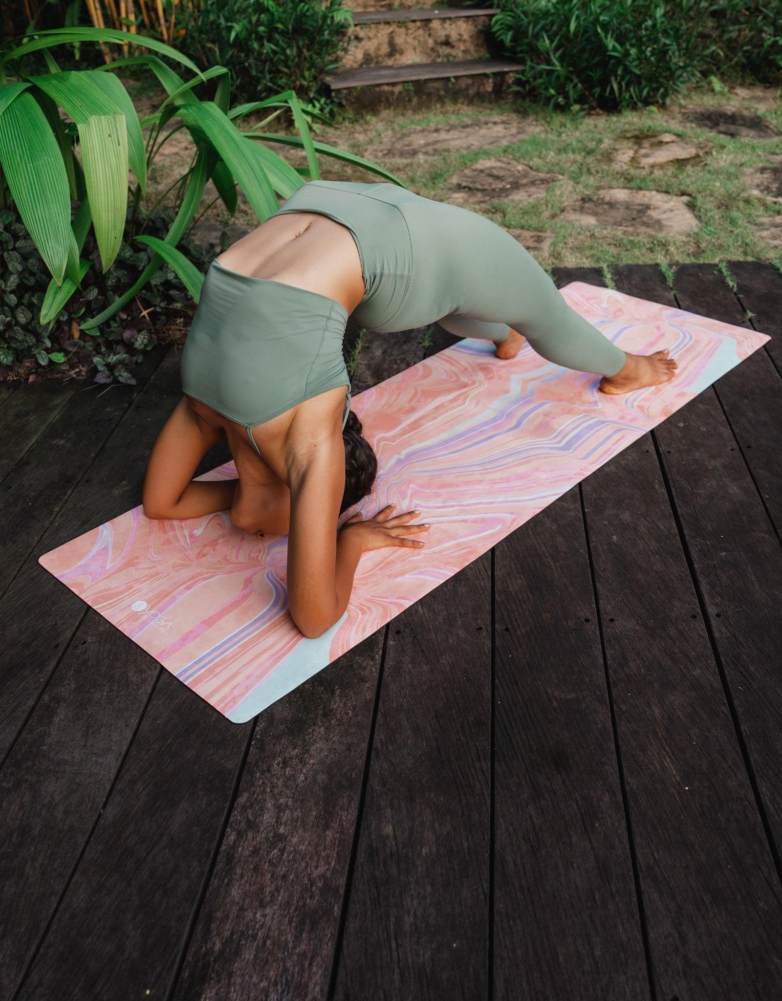 Combo Yoga Mat - Pearl - Best Yoga Mat for Hot Yoga Practices - Yoga Design Lab 