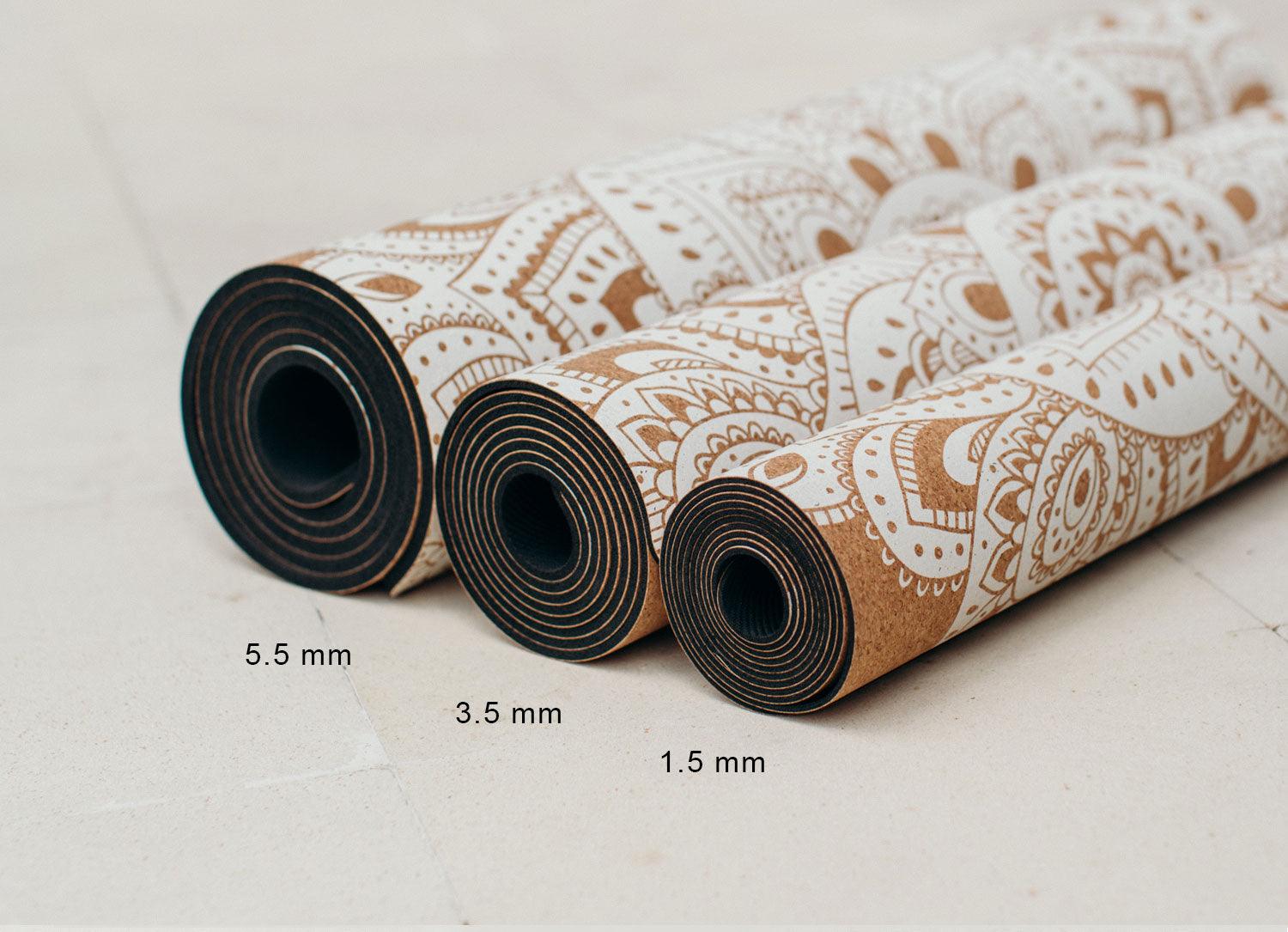 Yoga Design Lab Curve Yoga Mat in Mandala Charcoal