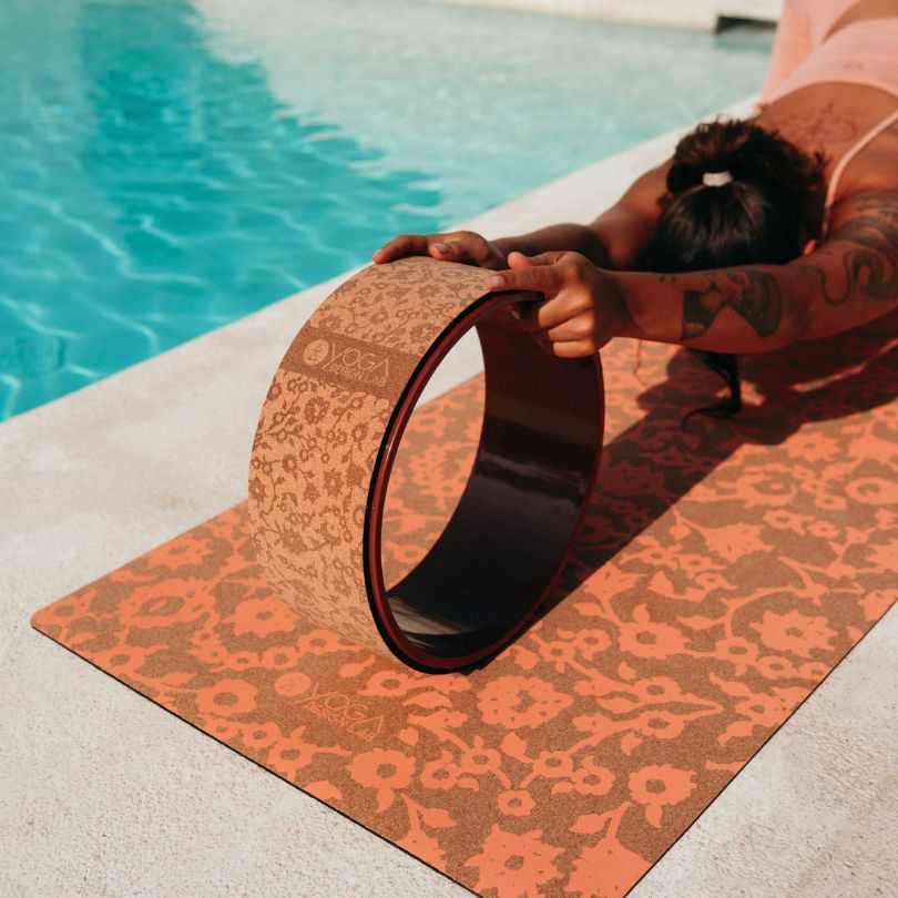 Cork Yoga Block - Floral Batik Tonal - Best To Achieve Proper Pose Ali – Yoga  Accessories
