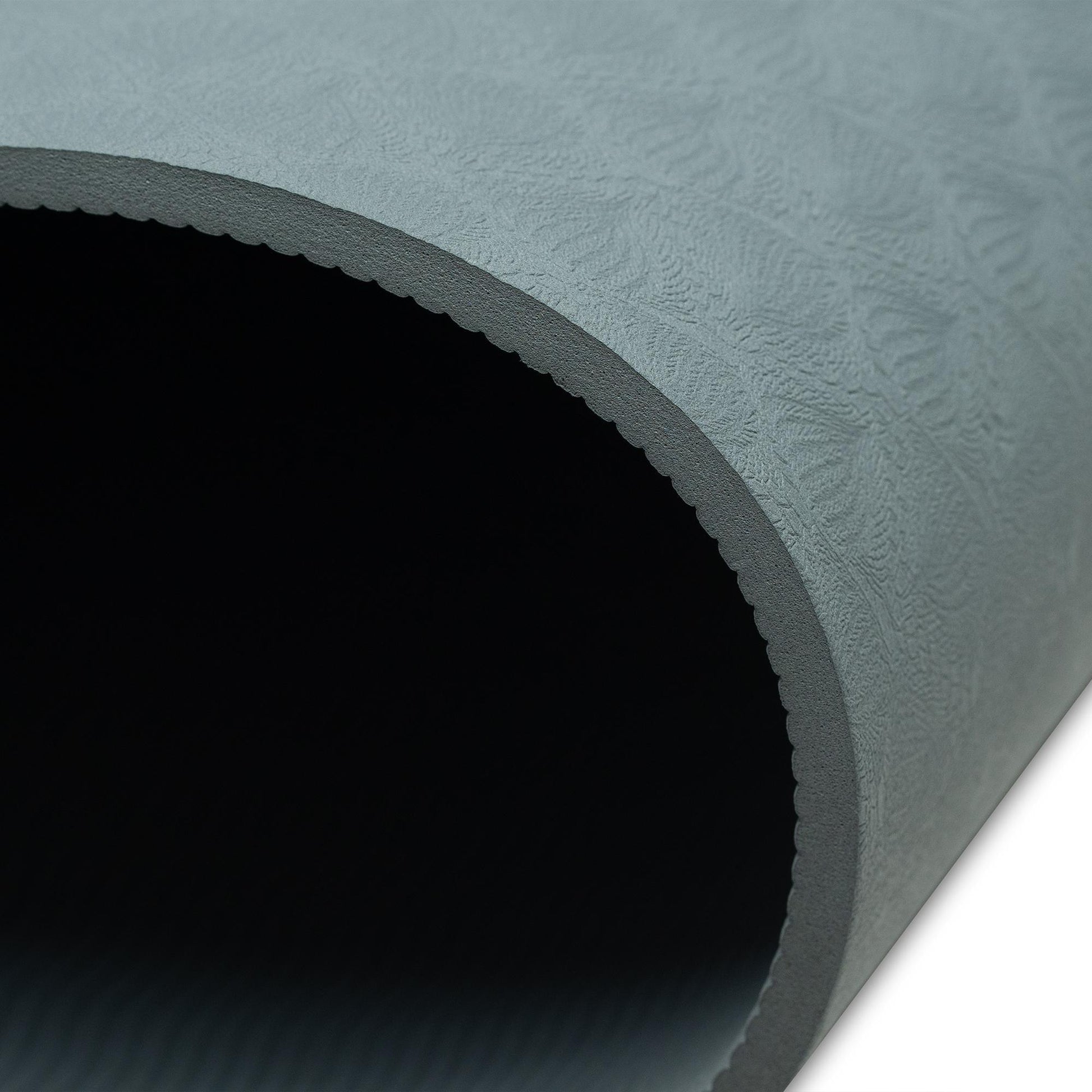 Flow Yoga Mat - Pure Mandala Charcoal 6mm - Ideal Mat For Beginners - Yoga Design Lab 