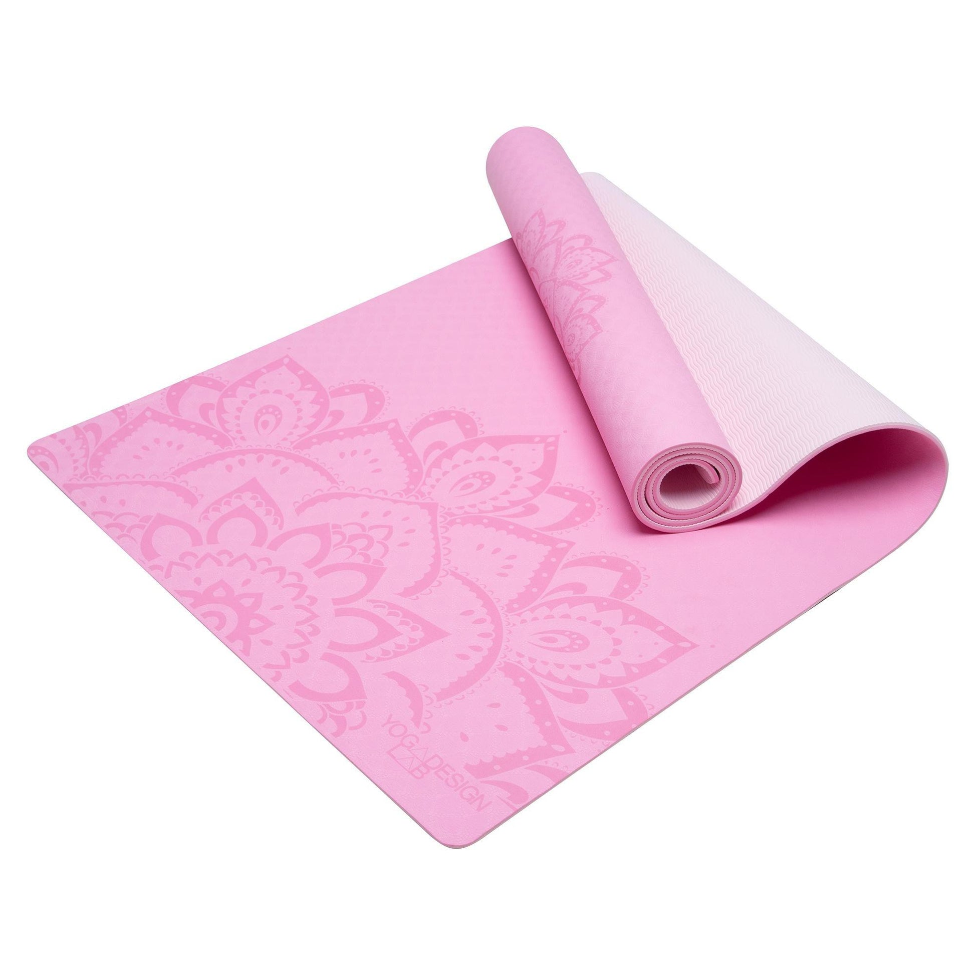 Flow Yoga Mat Pure Mandala Rose 6mm - Ideal Mat For Beginners