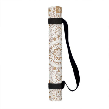 Yoga Design Lab - Travel Cork Yoga Mat - Mandala White - 70