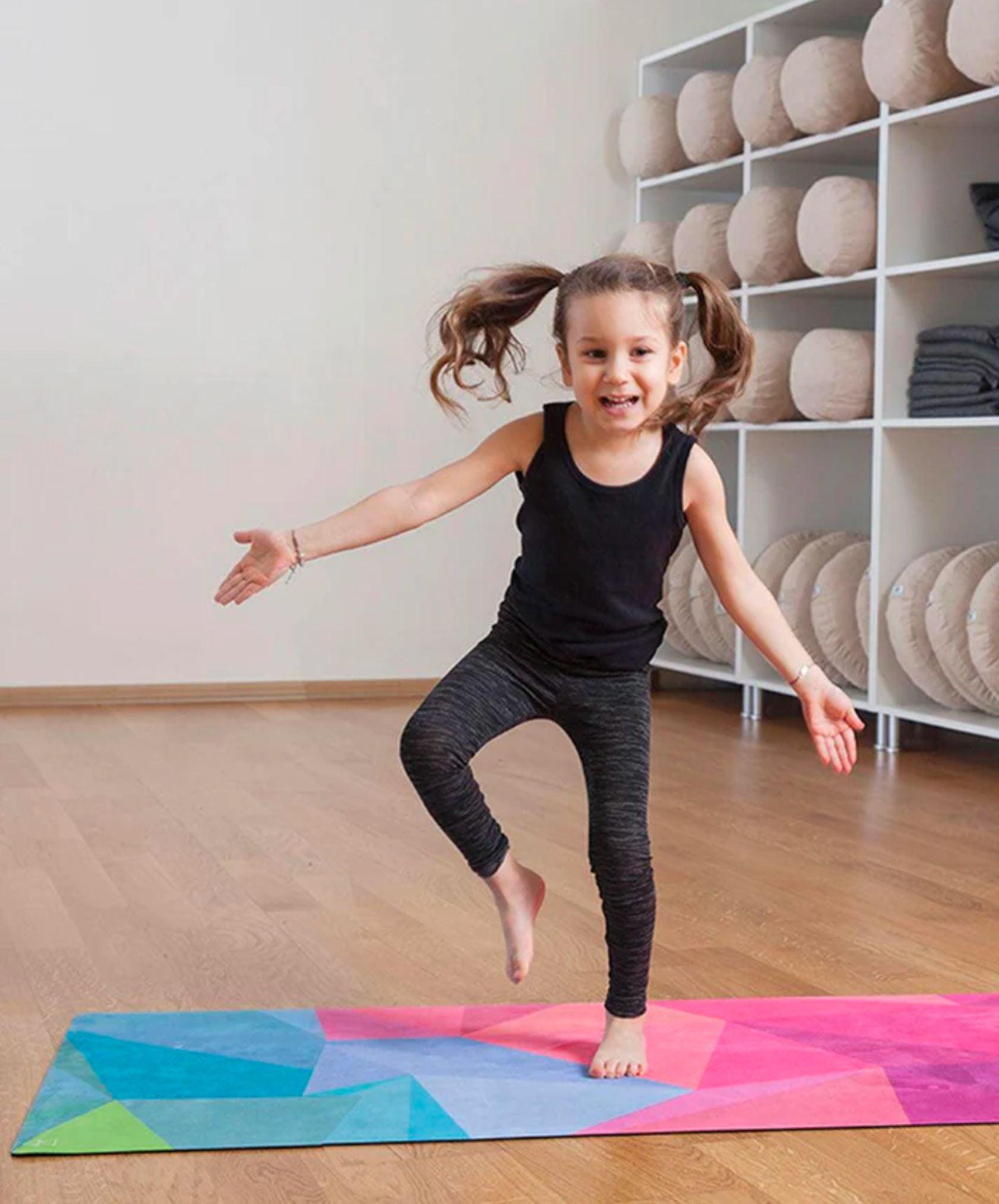 Garybank Panda Kids Yoga Mat Set - Non-slip Exercise Mats for Kids