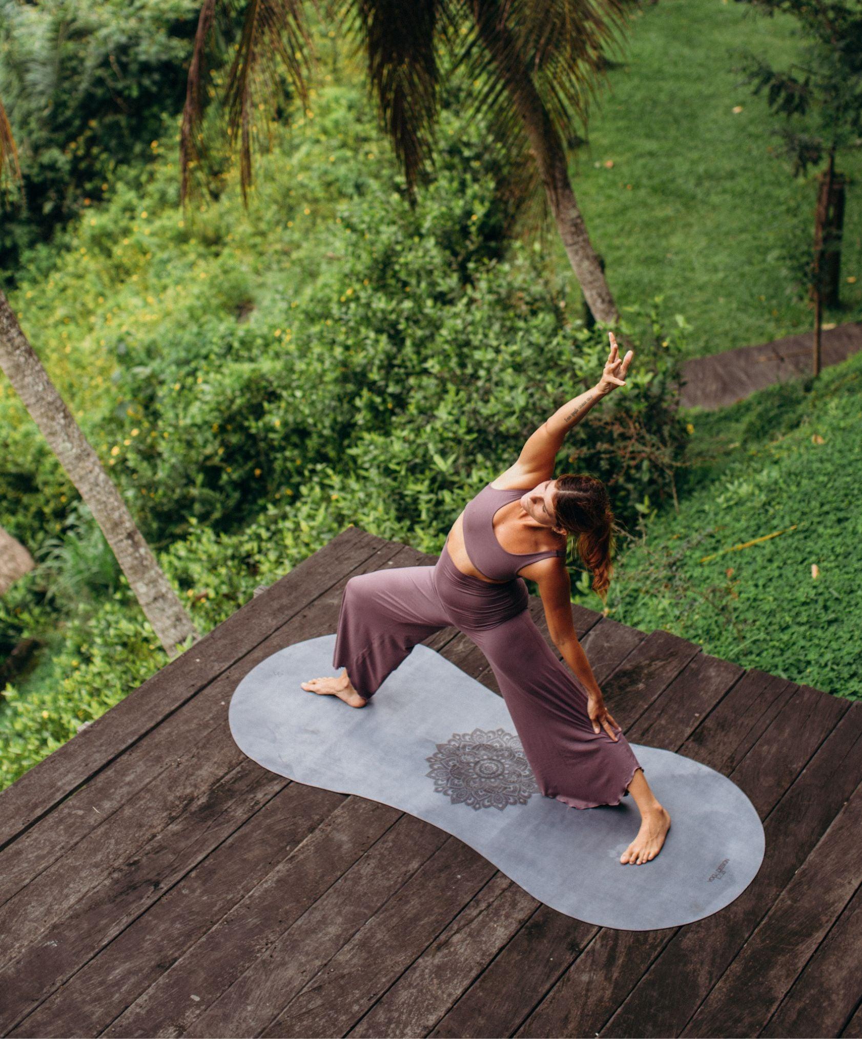 YDL Curve Yoga Mat - Large Mat For Tall Yogis - Yoga Design Lab 