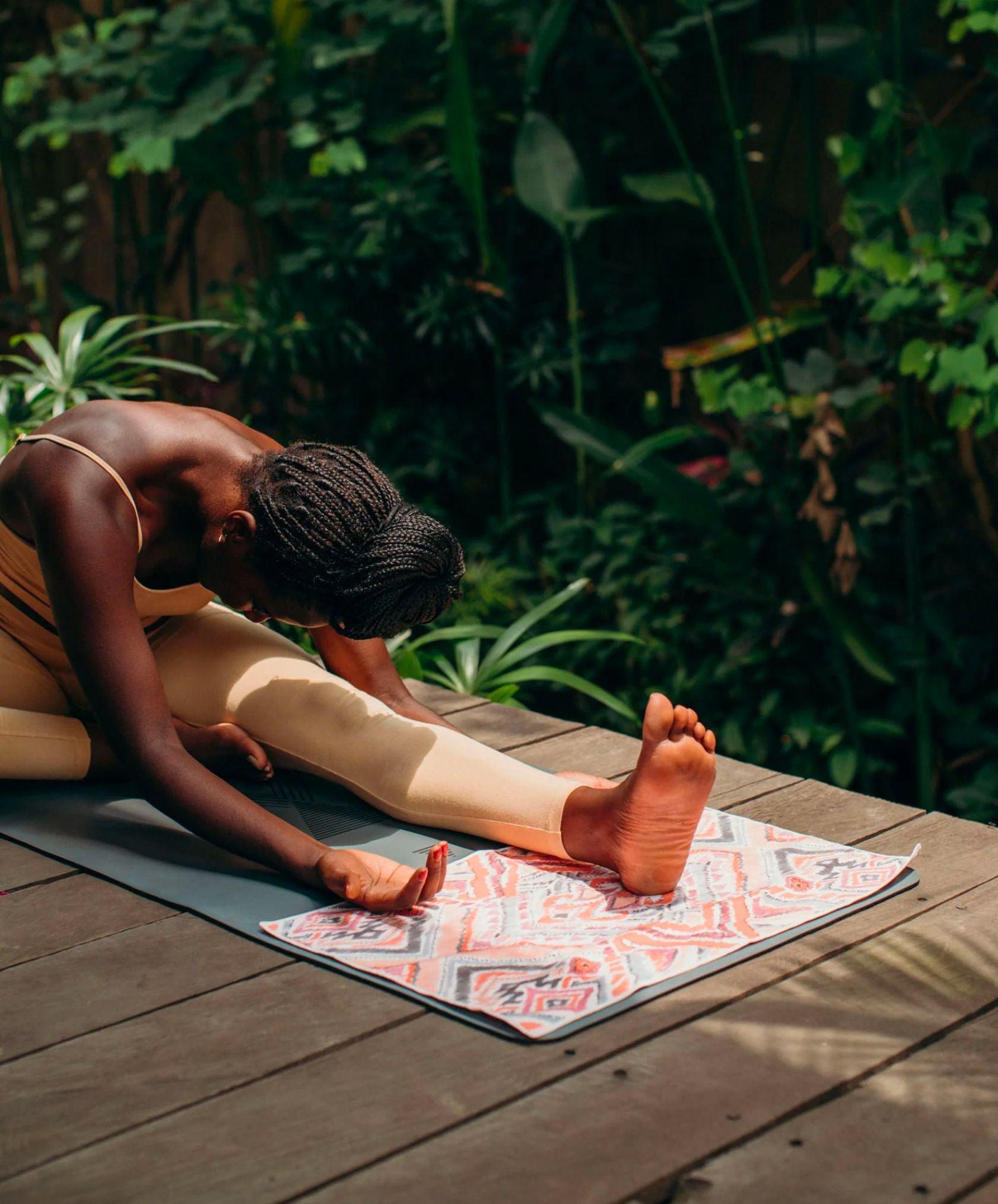 YDL Yoga Hand Towel - Ultra-Grippy, Moisture Absorbing & Quick-Dry - Yoga Design Lab 