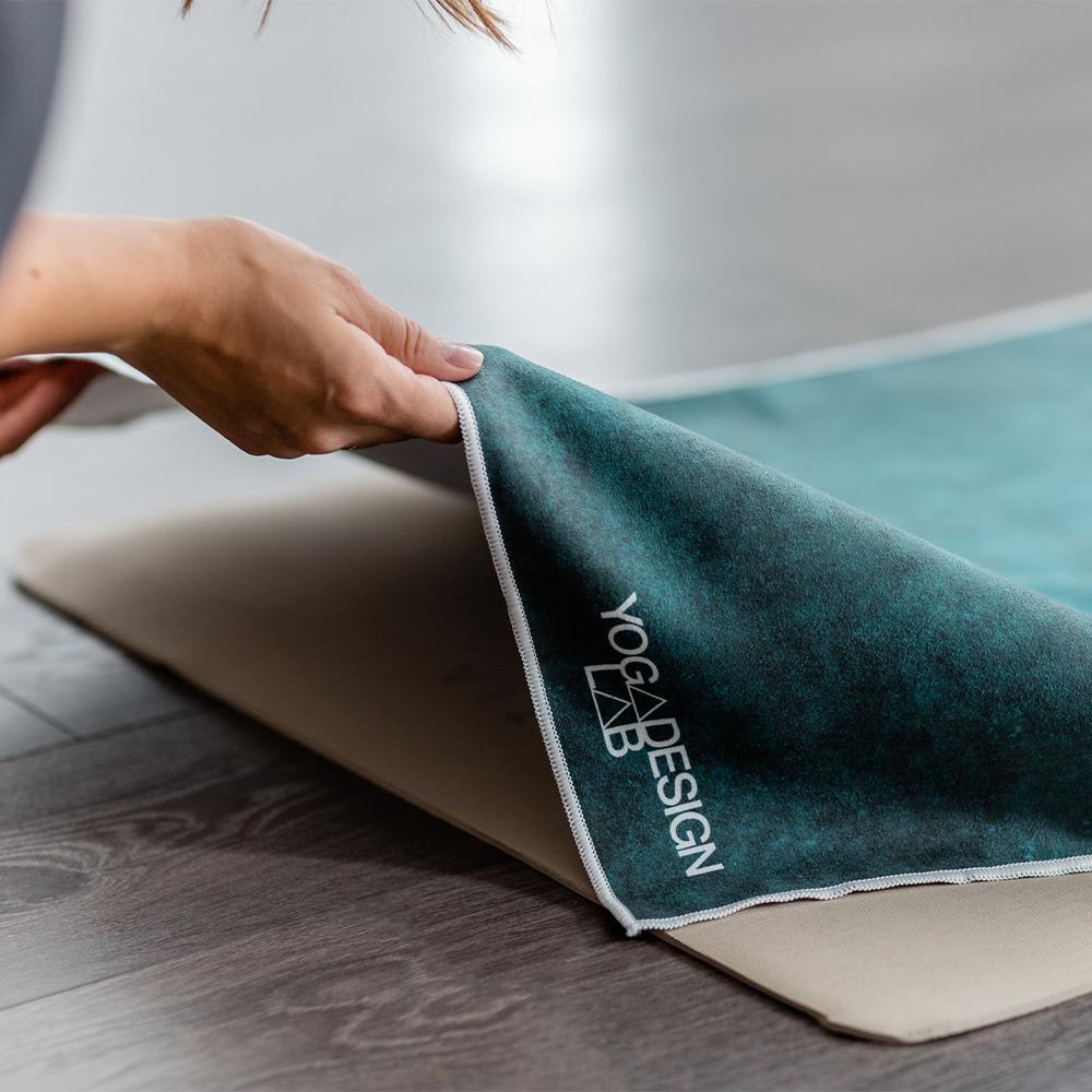 Yoga Mat Towel Aegean Green - Yoga Design Lab 