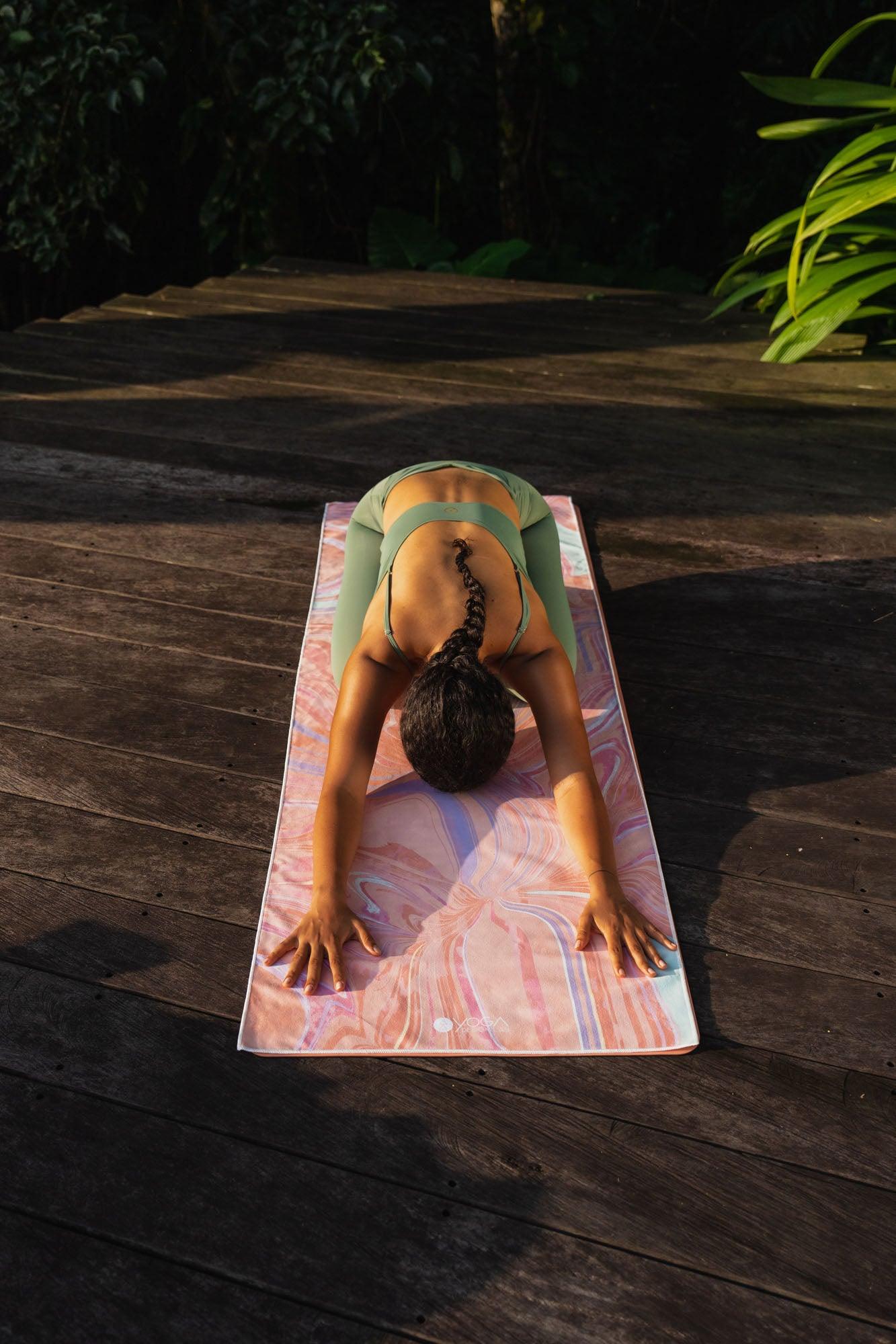 Yoga Mat Towel Pearl - Non - Slip Yoga Mat Towel & Hot Yoga Mat Towel - Yoga Design Lab 