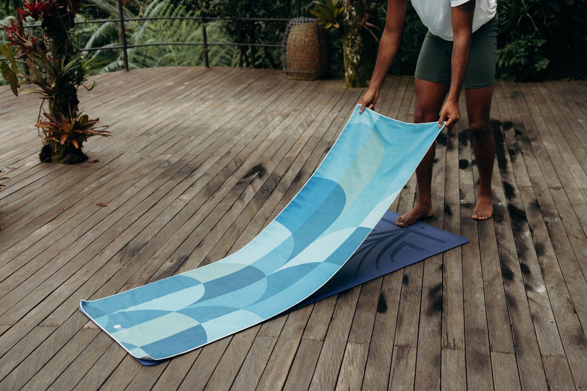 Yoga Mat Towel Rise - Mat Towels for Hot Yoga & Yoga Mat Towels with Grip - Yoga Design Lab 