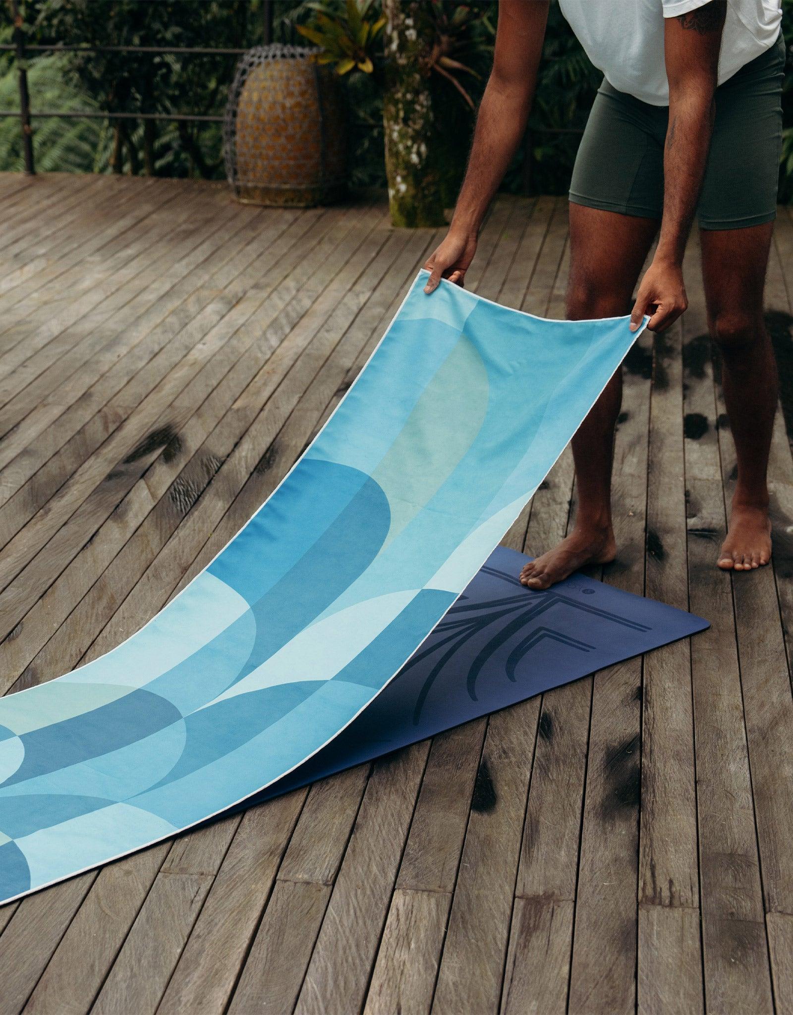 Yoga Design Lab - Yoga Mat Towel Rise - Mat Towels for Hot Yoga & Yoga Mat  Towels with Grip