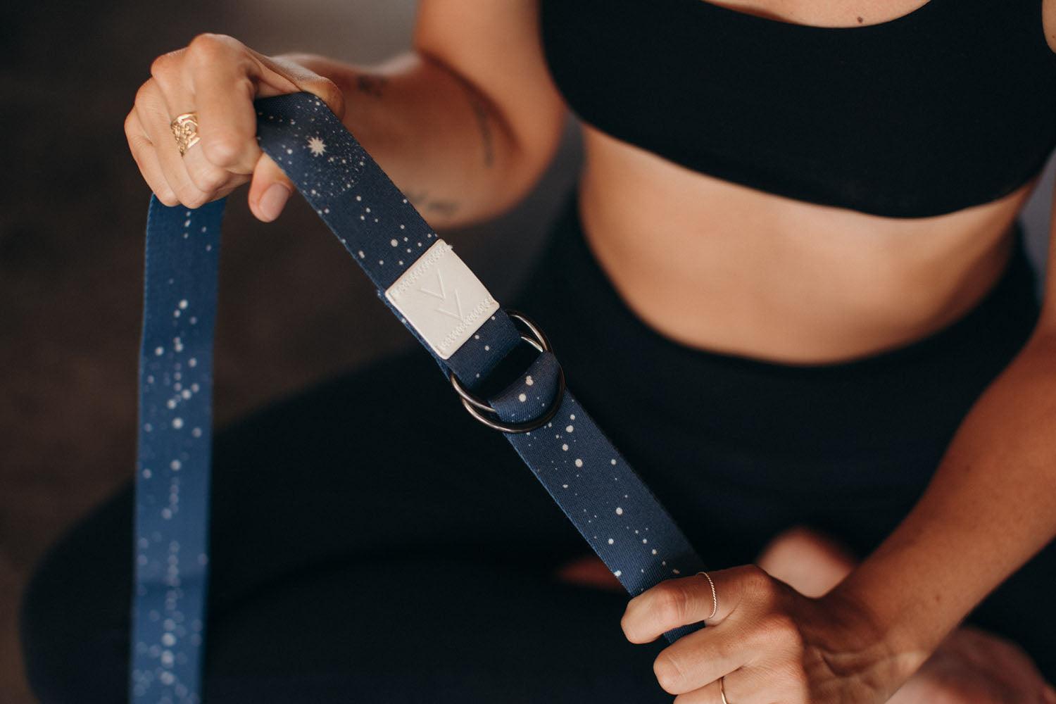 Yoga Strap - Celestial - Best for Stretching, Pilates, Physical Therapy - Yoga Design Lab 