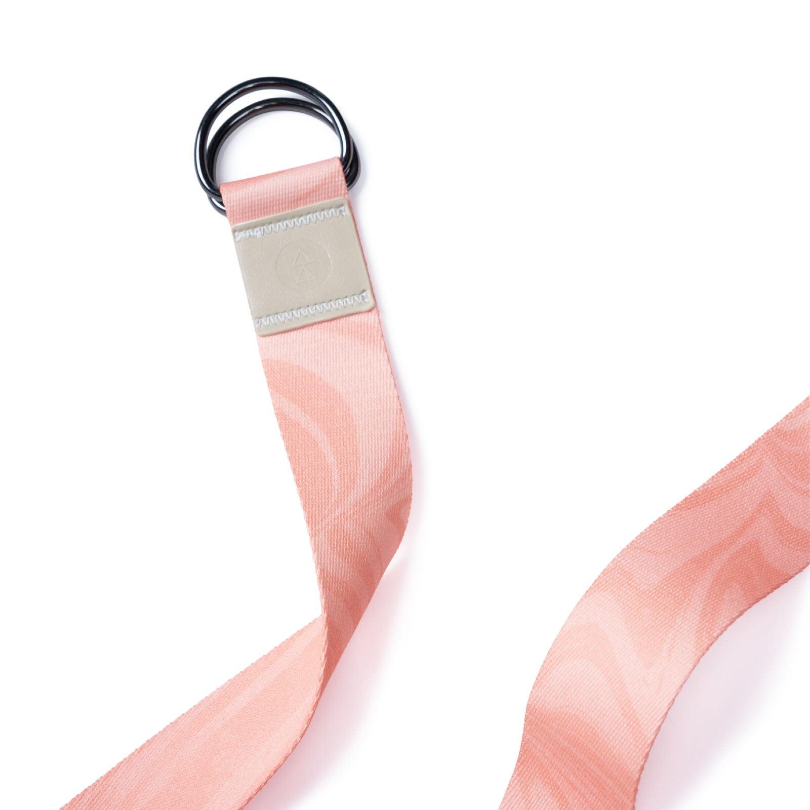 Yoga Strap - Coral - Best for Stretching, Pilates, Physical Therapy - Yoga Design Lab 