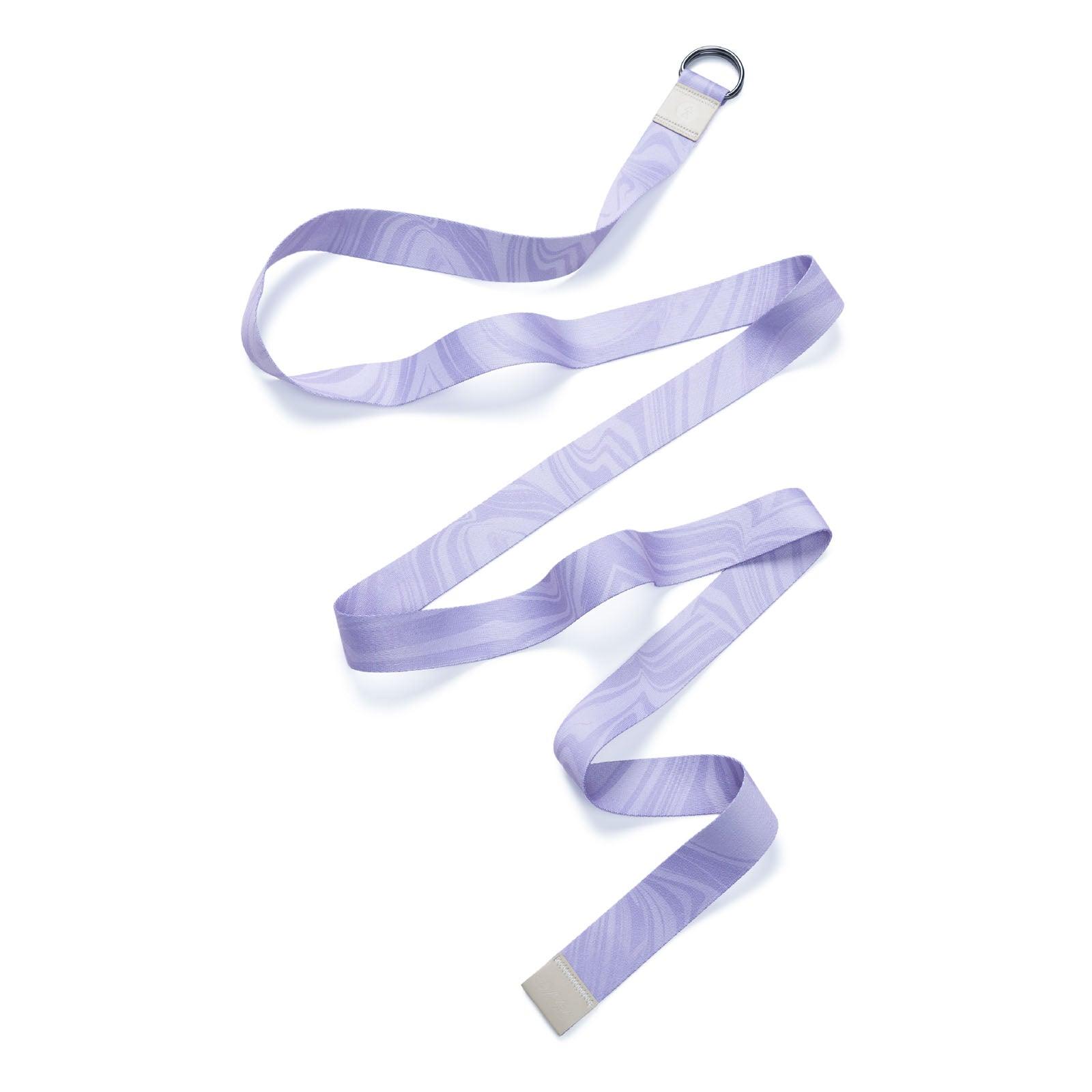 Yoga Strap - Lavender - Best For Stretching, Pilates, Physical Therapy - Yoga Design Lab 