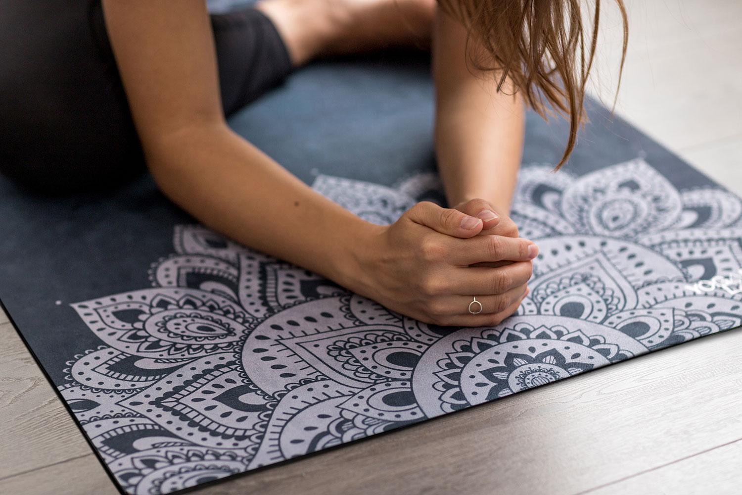 Combo Yoga Mat 3.5mm Mandala Sapphire - Yoga Design Lab 