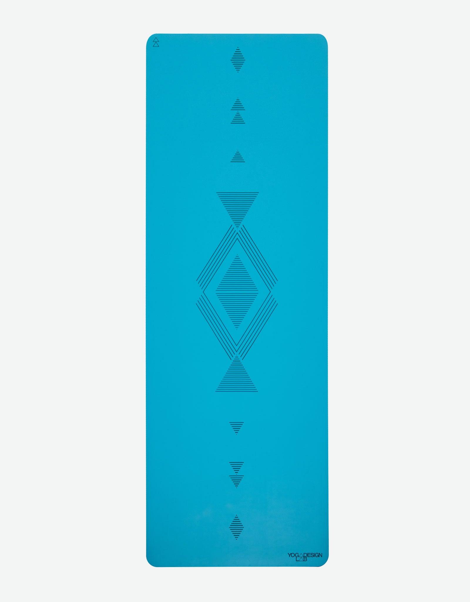 Infinity Yoga Mat 5mm Tribal Aqua - Yoga Design Lab 