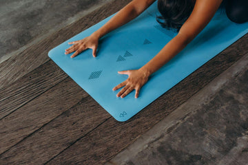 Yoga Design Lab - Infinity Yoga Mat - Tribal Aqua - Best Workout & Exercise Mat